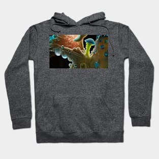 Quantum cellular fungi Hoodie